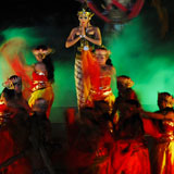 wayang kulit show