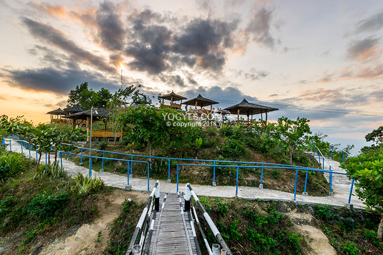 Bukit untuk melihat sunrise/sunset di Green Village Gedangsari